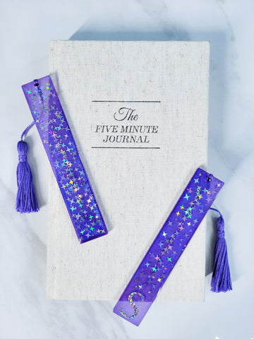 Purple Galaxy Bookmark